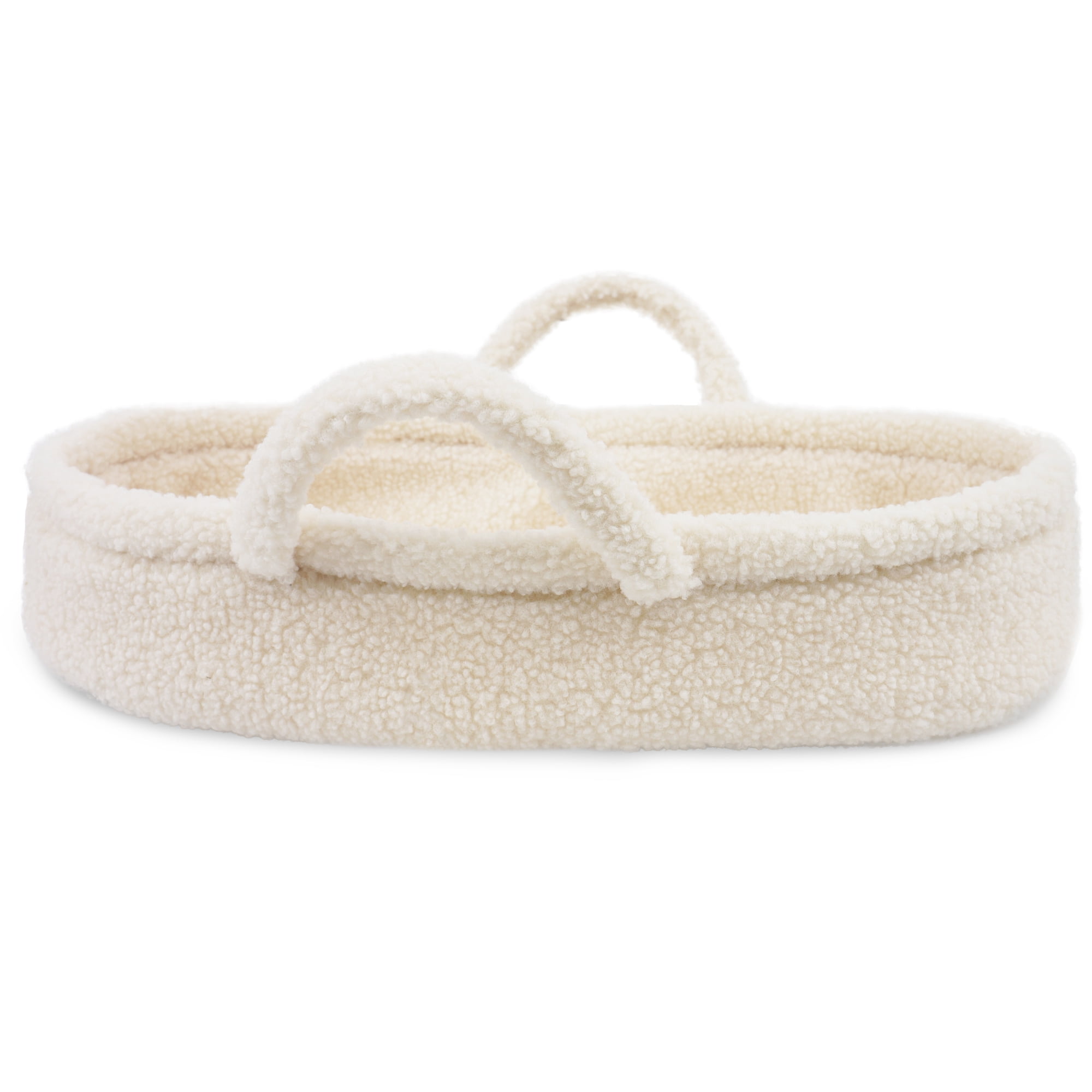 Lullaberry Cozy Dream Doll Bassinet - Baby Doll Portable Carrier - Fits for American Girl Dolls or Teddy Bears up to 18"(46cm) - White