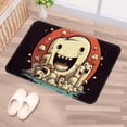 thumbnail image 5 of Tooth Polyester Non-Slip Machine Washable Floor Rug, for Office, Chair Rugs Included, 5 of 6