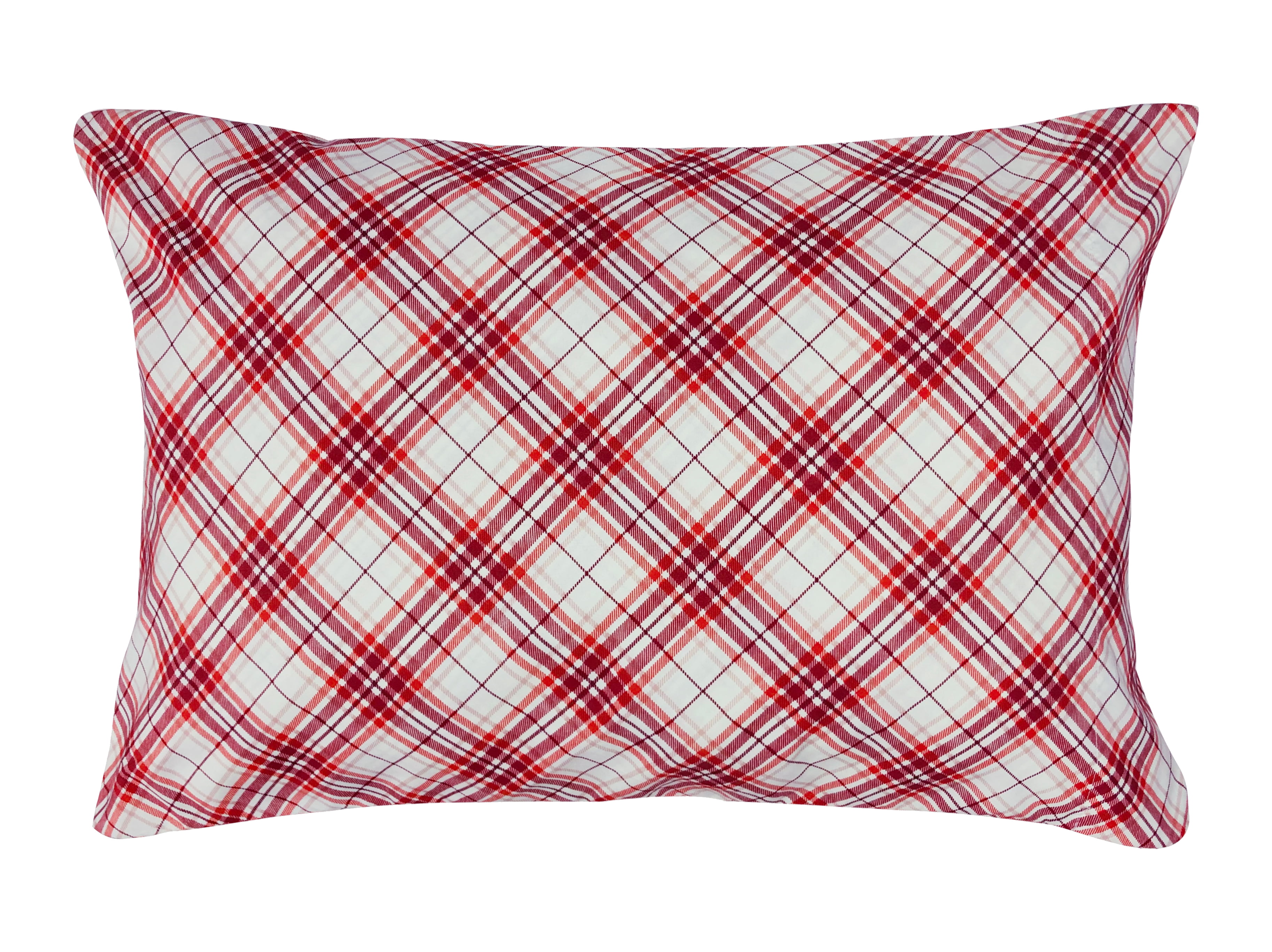 Plaid 3-piece Sheet Set Twin Red