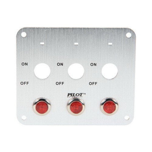 Car Switch Plate Cover, 12v Pilot Automotive Performance Cars 3 Light