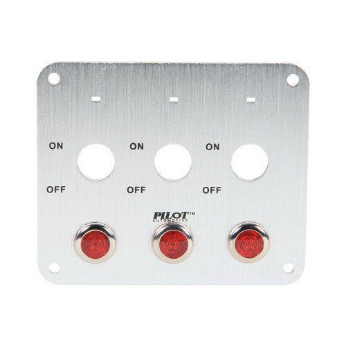 Car Switch Plate Cover, 12v Pilot Automotive Performance Cars 3 Light