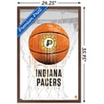 thumbnail image 3 of NBA Indiana Pacers - Drip Basketball 21 Wall Poster, 22.375" x 34", Framed, 3 of 3