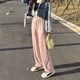 thumbnail image 5 of Pantalones casuales de pierna ancha combinación perfecta cómodos cintura alta pantalones de pierna ancha cordón de tamaño libre para fiesta en la playa para mujeres para ANGGREK  Otros, 5 of 8
