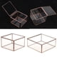 thumbnail image 2 of Caja de Joyería de Cobre Yotijar Terrario Geométrico 15 7,5/10pcs 10pcs 7/6 cmx 6cm x 4cm, 2 of 5