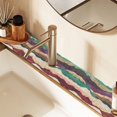 thumbnail image 2 of Yayeee Faucet Mat for Kitchen Sink 14.7" Diatomite Long Splash Guard Pad, Artistic Desert Waves, 2 of 7