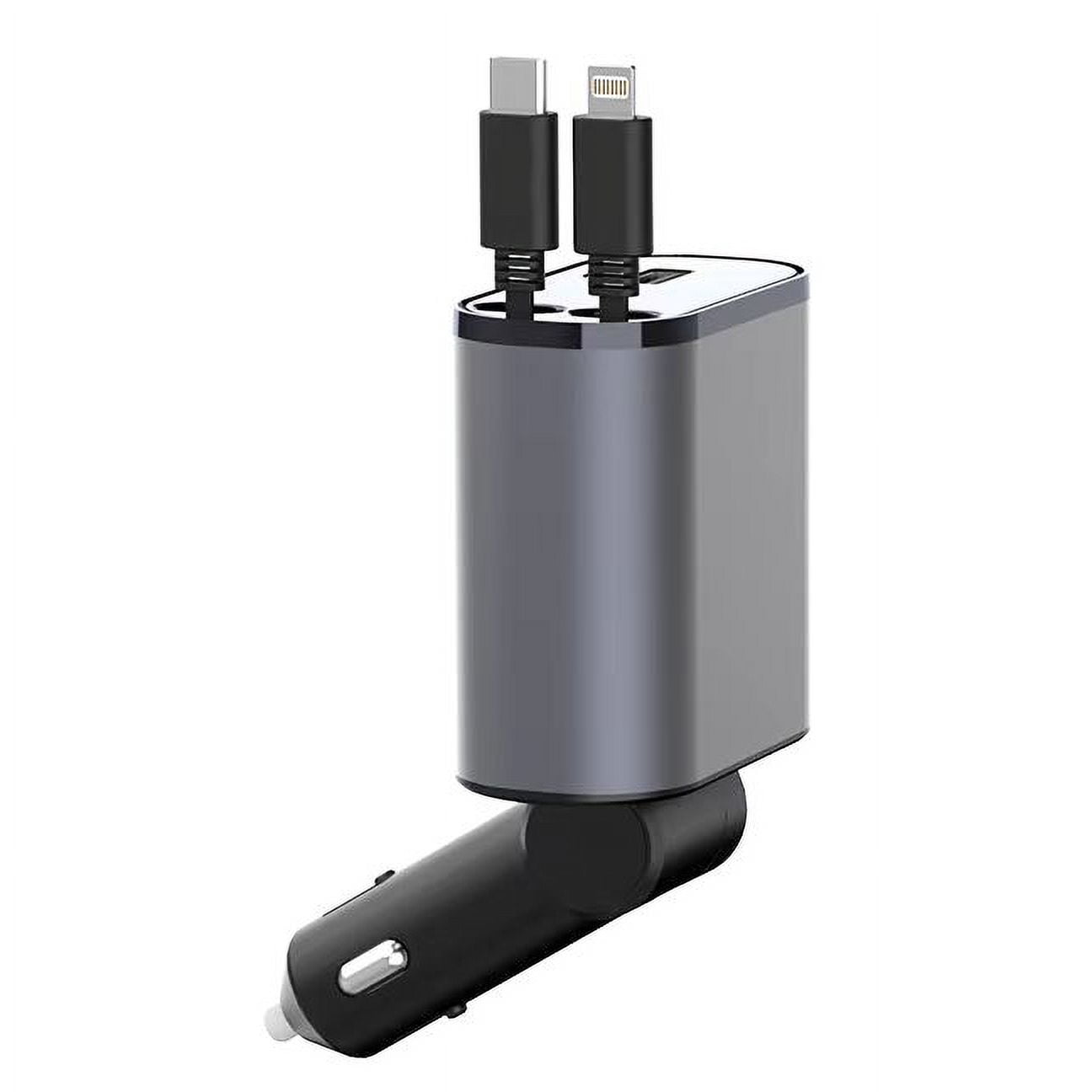 Suonee Smartphone 4 in 1 Retractable Car Charger