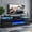 Black, variant on Easoger Fireplace TV Stand with 36” Electric Fireplace, Entertainment Center for TVs up to 90", LED Lights Entertainment Center, TV Console, Black