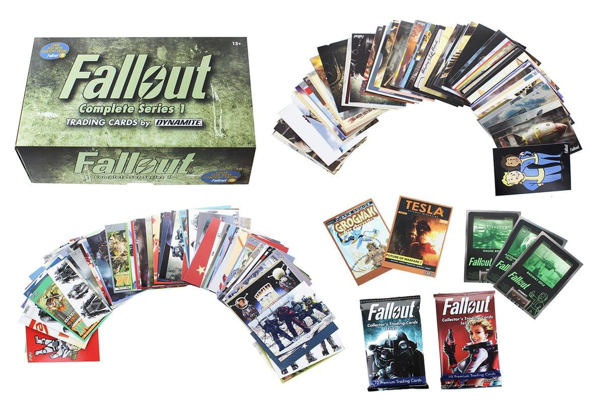 Fallout Trading Cards Series 1 Complete Base Set w/ Bonus Cards