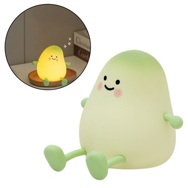 Bgsha Lampe de Chevet Rechargeable en Silicone Mango LED Tactile USB pour Décoration de Chambre
