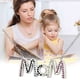 thumbnail image 1 of Mother's Love Inlaid Pendant Heart Shaped Two-tone Necklace Fashion Jewelr, 1 of 9