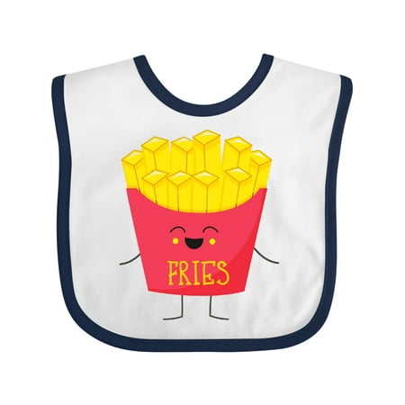 

Inktastic Cute Kawaii French Fries Gift Baby Boy or Baby Girl Bib