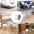 thumbnail image 5 of 32 protectores de patas de silla para pisos de madera dura, almohadillas de fieltro de silicona para proteger los pisos de arañazos y ruido, movimiento suave para pies de silla, 5 of 5