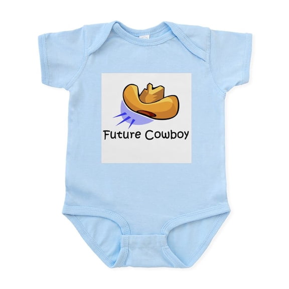 CafePress - Future Cowboy Infant Bodysuit - Baby Light Bodysuit, Size Newborn - 24 Months