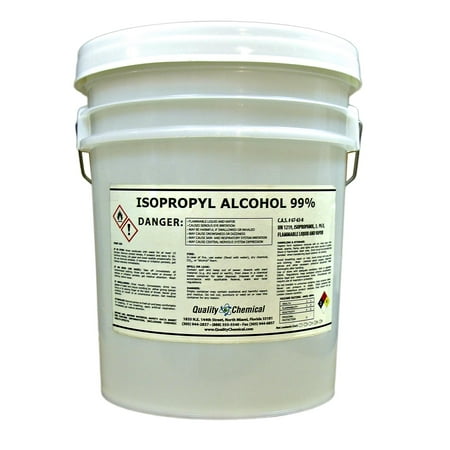 Isopropyl Alcohol Grade 99 Anhydrous (IPA) / 5 Gallon Pail