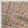thumbnail image 4 of Soimoi Geometric Printed, Polyester Fleece, Fabric by The Yard Sewing DIY Stretch Fabric 56 Inches Wide, WarmFabric for Hats, Coats, Gloves, Blankets, Pear Green, 4 of 5