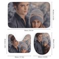 thumbnail image 3 of The Twilight Saga Shower Curtain Set 4 Piece, Set Bathroom Sets with Rugs(Bath Mat,U Shape Mat Toilet Lid Cover Mat) Durable Bathroom Decor, 3 of 8