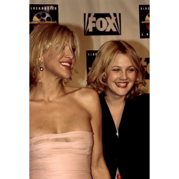 Courtney Love, Drew Barrymore At The Blockbuster Entertainment Awards, May, 1999 Celebrity (8 x 10)