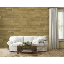 Peel and Stick Solid Wood Wall Paneling, Assorted Length, 5-inch Width, 19 sq ft