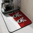 thumbnail image 3 of Christmas Dish Drying Mat for Kitchen Counter, Elk Absorbent Fast Dry Dishes Coffee Mats, Xmas Kitchen Accessories Drainer Rack Pad 18x24 Inch, 3 of 6