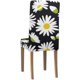 thumbnail image 4 of ABPHQTO Funda protectora para silla con diseño de margaritas y flores, para comedor, hotel, boda, fiesta, juego de 6, 4 of 4