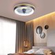 thumbnail image 3 of Ventilador De Techo Led Nórdico Moderno, Ventilador De Techo Regulable Continuo Con Lámpara, Ventilador Ultrasilencioso, Lámpara De Araña Para Dormitorio Y Sala De Estar Serendint HA035992-00, 3 of 6