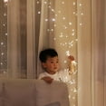 thumbnail image 2 of LED String Lights Decor Curtain Lights Waterproof Hanging Lamp Christmas Wedding Party Ornament for Home A1, 2 of 6