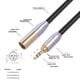 thumbnail image 4 of Cable auxiliar de 3 m con núcleo de cobre completo macho Kuymtek a Mini Cable adaptador XLR con protector de papel de aluminio Cable adaptador para Audífonos de cám, 4 of 7