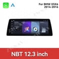 thumbnail image 2 of ZWNAV Ultra-Thin 12.3 Inch Wireless CarPlay+Android Auto Retain Original Car Function Car Radio Stereo Multimedia Receiver for BMW X5/X6 2014-2016 Compatible with Original Car NBT System, 2 of 11
