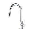 thumbnail image 4 of Kibi Circular Single Handle Pull Down Kitchen Faucet, 4 of 5