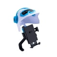 thumbnail image 4 of Abrazadera de teléfono para montaje en teléfono de motocicleta con protector solar Universal compatible con teléfonos inteligentes de 4,7-7,2 pulgadas Espejo retrovisor, 4 of 8