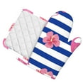 thumbnail image 2 of Disketp Pink Flamingo Oven Mitts And Potholders Bbq Gloves-Oven Mitts And Pot Holders With Recycled Infill Silicone Non-Slip Cooking Gloves For Cooking Baking Grilling, 2 of 9
