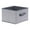 Grey S, variant on Unique Bargains Storage Cube Bin with Handles 1 Pack Collapsible Storage Basket Grey S