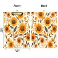 thumbnail image 5 of FORMRS Acrylic Clipboard with Low Profile Clip Standard A4 Letter Size, 12.5" x 9", Watercolor Sunflowers and Leaves, 5 of 8