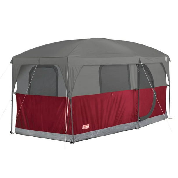 COLEMAN Hampton 6 Person Family Camping Tent w/ WeatherTec ...