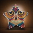 thumbnail image 2 of Star Shape LED Night Light Bedrooms Lighting Sensor Light Bedside Wall Plug-in Lamp for Bedroom Hallway and More Colorful Owl Face, 2 of 6