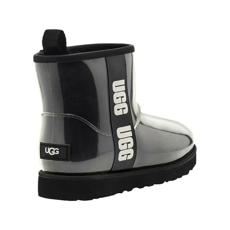 UGG Women's Classic Clear Mini Waterproof Boots in Black - Walmart.com