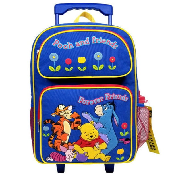 Disney Winnie the Pooh Large Rolling Backpack with Water