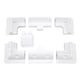 thumbnail image 1 of Roof Corner Bracket, Solar Panel Mounting Bracket Protective ABS White Anti UV Drill Free 7PCS For RV ANGGREK Otros Deportes, 1 of 8