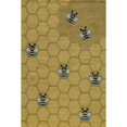 thumbnail image 1 of Momeni Lil Mo Whimsy 5' X 7' Contemporary Hand Tufted Rug in Honeycomb Gold, 1 of 1