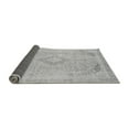 thumbnail image 2 of Ahgly Company Indoor Square Abstract Gray Modern Area Rugs, 6' Square, 2 of 4