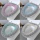 thumbnail image 1 of 4pcs Hot Stretch Toilet Universal Washable Toilet Seat Cushion Soft Thick Fabric Toilet Seat Cover Toilet Seat Cover. Seat Heater Seat Cover, 1 of 4