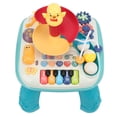 thumbnail image 3 of Baby Musical Learning Toy, Animal Sounds Endless Fun Smoothing Edges 5 Keys Musical Learning Activity Table Toy Educational  for Home Play, 3 of 7
