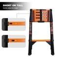 thumbnail image 7 of stusgo 12.8FT Telescoping Ladders, 3.9M Carbon Steel Extension Ladder, Heavy Duty 330lbs Capacity, 7 of 7