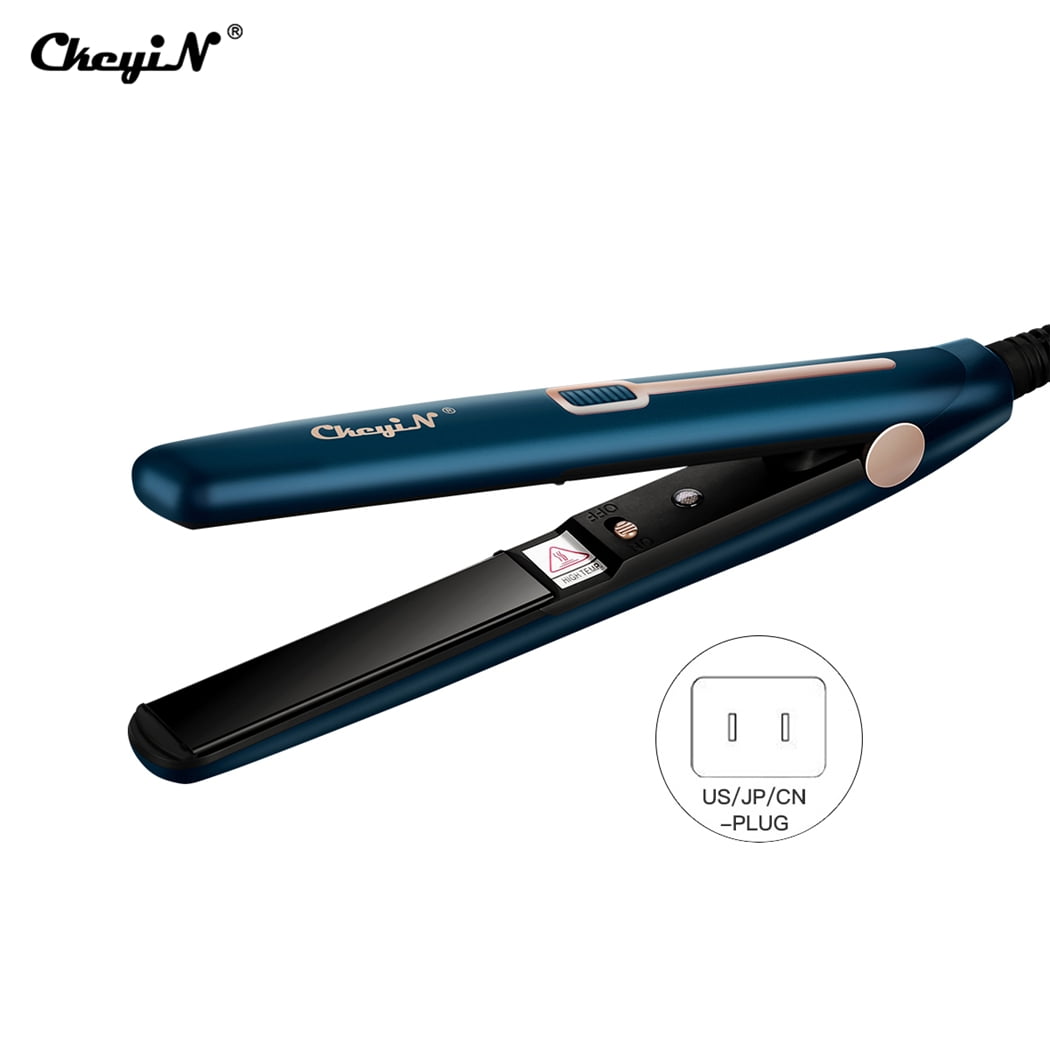 CkeyiN 20mm Curl Hair Straightener, 2 in 1 Portable Hair Straightener Hair Curler Professional Hair Styling Tools, Mini Constant Temperature