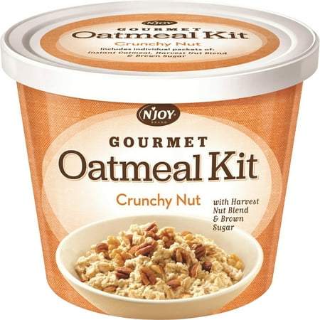Njoy, SUG40776, Gourmet Crunchy Nut Oatmeal Kit, 8 / Carton