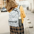 thumbnail image 6 of Cinnamoroll Backpack Bookbag Casual Daypack Travel Backpacks for Work Hiking Camping, 6 of 7