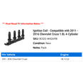 thumbnail image 2 of Ignition Coil - Compatible with 2011 - 2016 Chevy Cruze 1.8L 4-Cylinder 2012 2013 2014 2015, 2 of 2