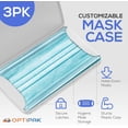 thumbnail image 2 of OptiPak Face Mask Storage Case - Personalize Your Mask Case Holder Mask Container 3 Pack, Grey, 2 of 7