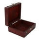 thumbnail image 5 of Baúl de almacenamiento Retro de madera, cofre de almacenamiento rojo con cerradura de Metal para accesorios de joyería, colecciones de cosméticos, regalo, 5 of 14
