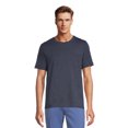 thumbnail image 4 of Athletic Works Men's and Big Men's Tri Blend Pocket Tee, 2-Pack, Sizes S-3XL, 4 of 5